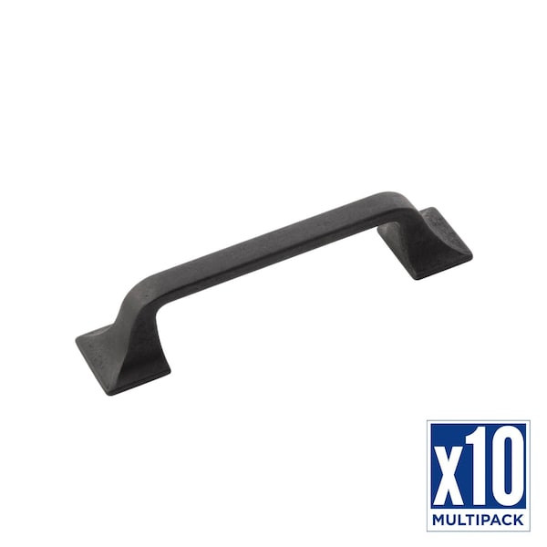 Hickory Hardware Pull 3-3/4 Inch (96mm) Center to Center, 10PK - H076701-BI-10B