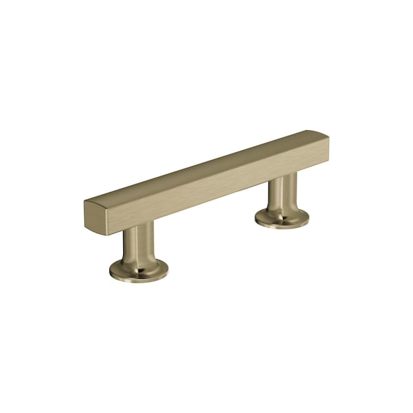 Amerock Everett 3 inch 76mm Center-to-Center Golden Champagne Cabinet Pull - BP37103BBZ