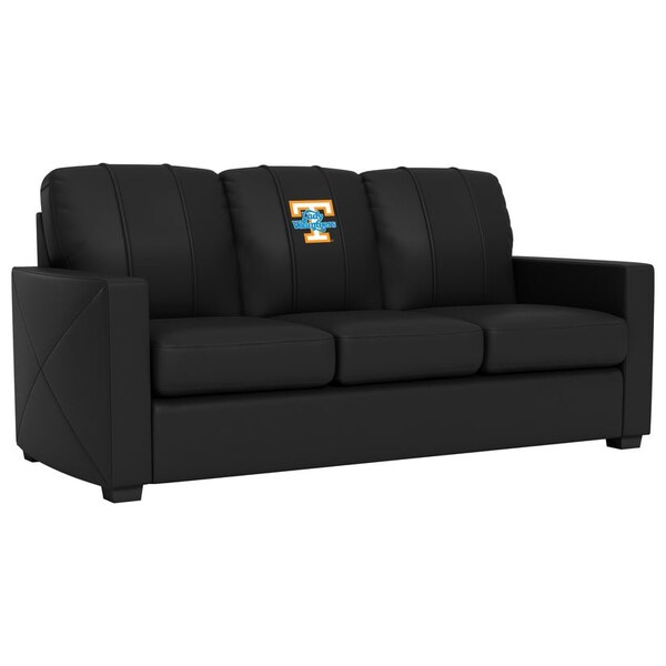 Dreamseat Silver Sofa with Tennessee Lady Volunteers Logo - XZ7759001SOCDBK-PSCOL11031