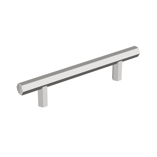 Amerock Caliber 3-3/4 in 96 mm Center-to-Center Polished Chrome Cabinet Pull - BP3687326