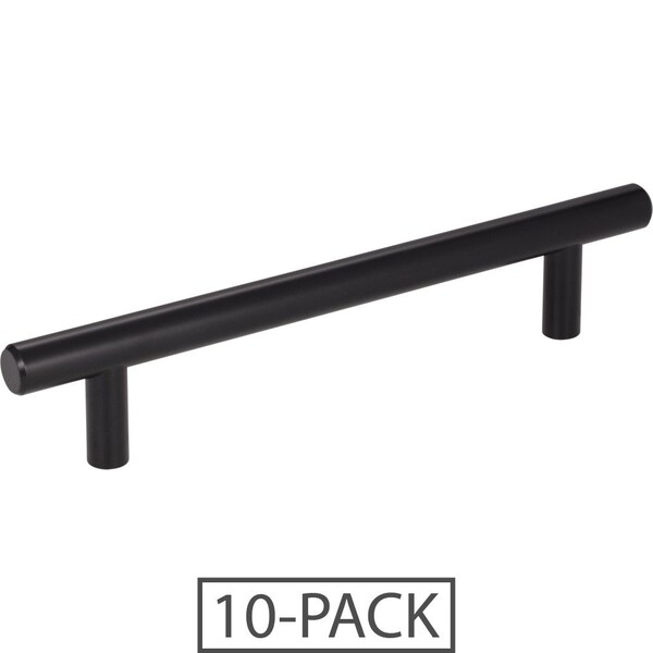 Elements By Hardware Resources 128 mm Center-to-Center Matte Black Naples Cabinet Bar Pull,  - 176MB-10