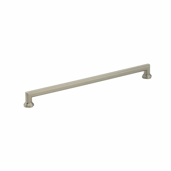 Schaub 12in Center to Center Empire Cabinet Pull Antique Nickel Finish - 887-AN