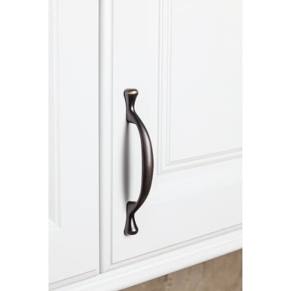 Elements By Hardware Resources 3" Center-to-Center Brushed Pewter Merryville Cabinet Pull - 897-3BNBDL
