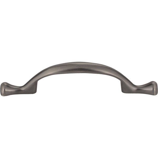 Elements By Hardware Resources 3" Center-to-Center Brushed Pewter Merryville Cabinet Pull - 897-3BNBDL