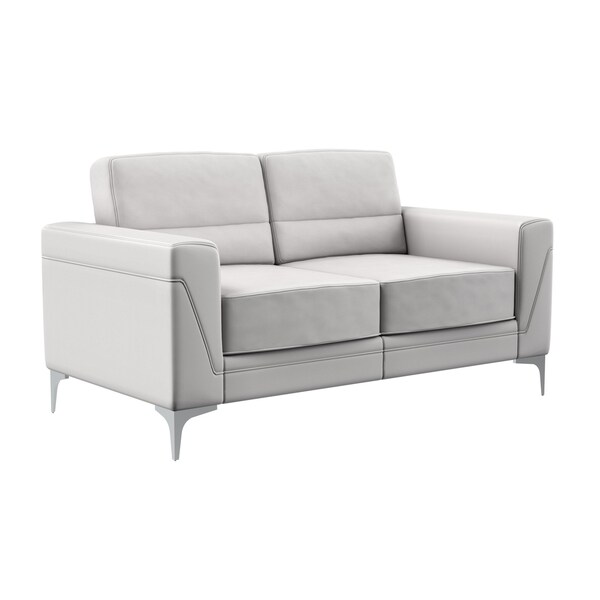 Global Furniture Usa Contemporary PVC U6109 Light Grey Ls - 1809