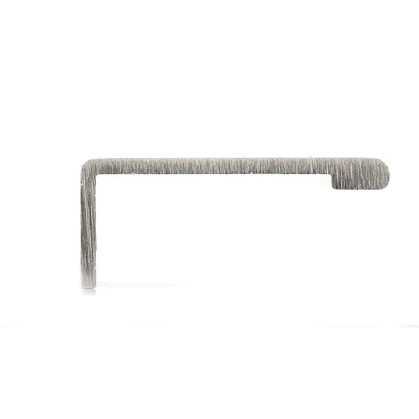 Richelieu 1-5/16 in. (33 mm) Center-to-Center Stainless Steel Contemporary Edge Pull - BP989833170