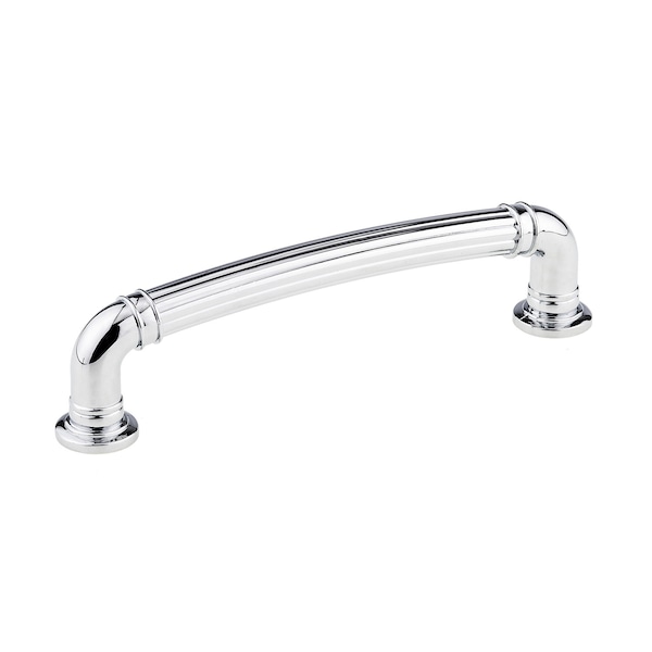 Richelieu 5 1/16 in (128 mm) Center-to-Center Chrome Traditional Drawer Pull - BP8818128140
