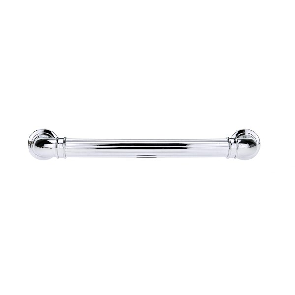 Richelieu 5 1/16 in (128 mm) Center-to-Center Chrome Traditional Drawer Pull - BP8818128140