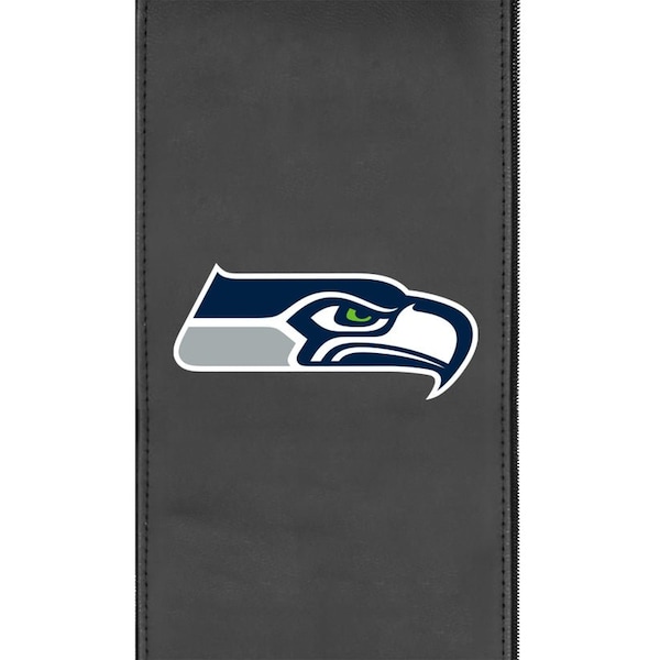 Dreamseat Silver Loveseat with Seattle Seahawks Primary Logo - XZ7759003LSCDBK-PSNFL21035