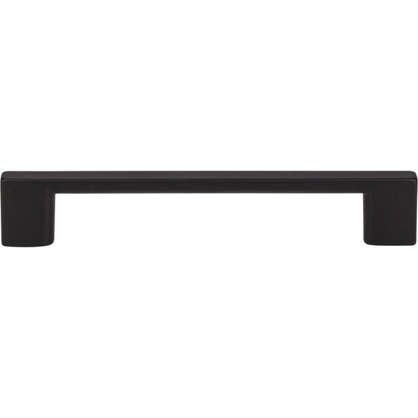 Jeffrey Alexander of the 128 mm Center-to-Center Matte Black Square Sutton Cabinet Bar Pull 20PK - 635-128MB-20
