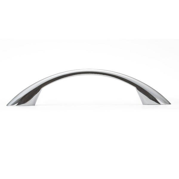 Richelieu 3-3/4 in. (96 mm) Center-to-Center Chrome Contemporary Drawer Pull - BP65017140