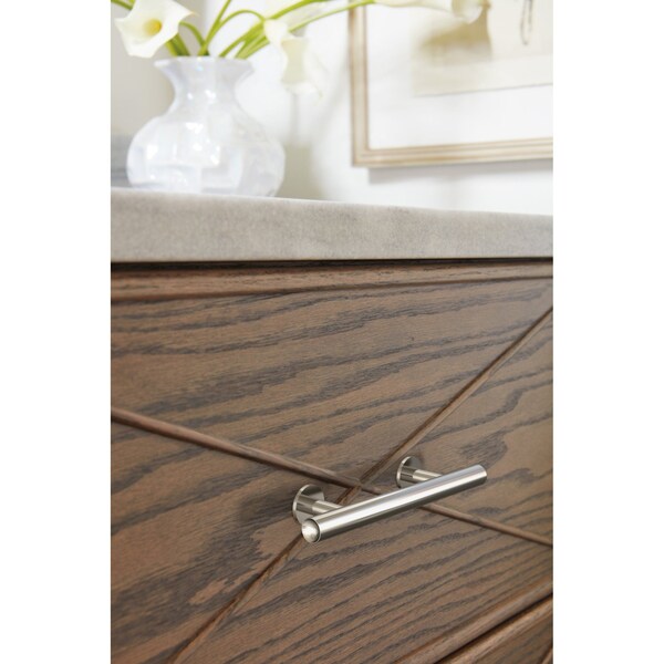 Amerock Radius 3 inch 76mm Center-to-Center Polished Chrome Cabinet Pull - BP3739026