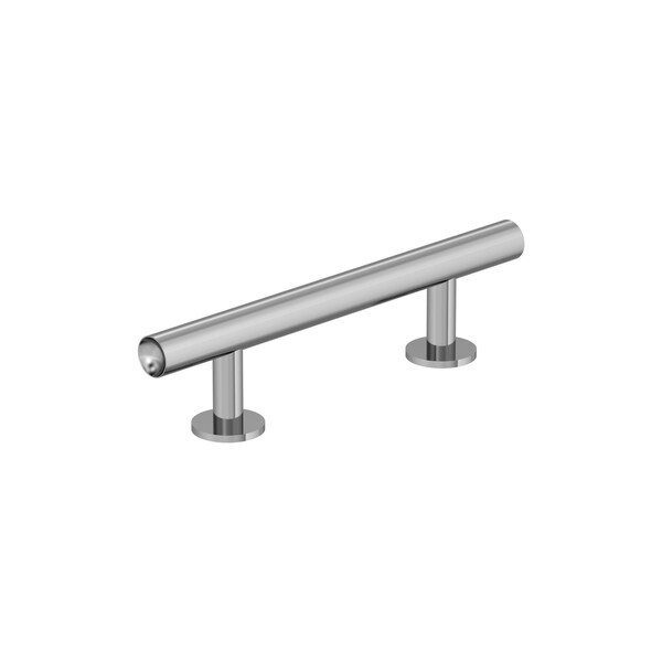 Amerock Radius 3 inch 76mm Center-to-Center Polished Chrome Cabinet Pull - BP3739026