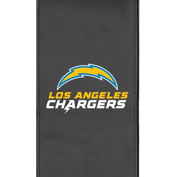 Dreamseat Silver Sofa with Los Angeles Chargers Secondary Logo - XZ7759001SOCDBK-PSNFL20076