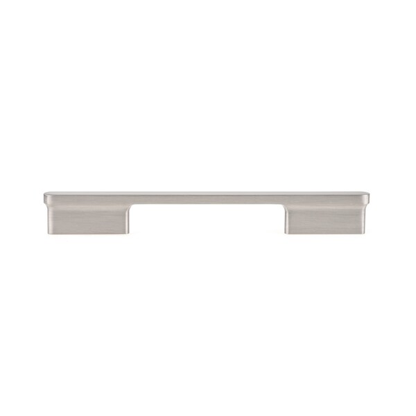 Richelieu 6 5/16 in (160 mm) Center-to-Center Brushed Nickel Contemporary Cabinet Pull - 8636160195