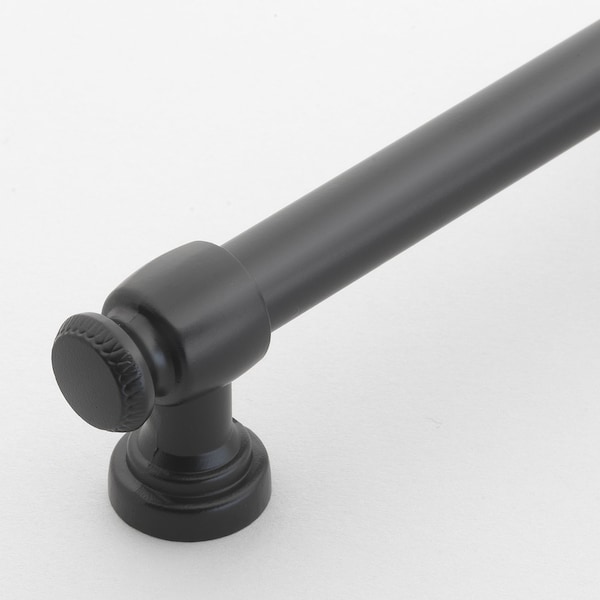 Gliderite Hardware 5-1/16 in. Center to Center Matte Black Classic Euro Bar Pull - 4361-128-MB, 25PK - 4361-128-MB-25