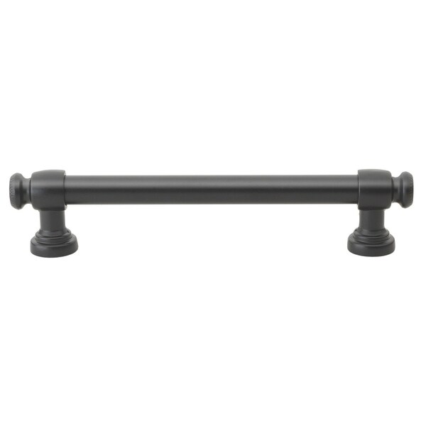 Gliderite Hardware 5-1/16 in. Center to Center Matte Black Classic Euro Bar Pull - 4361-128-MB, 25PK - 4361-128-MB-25