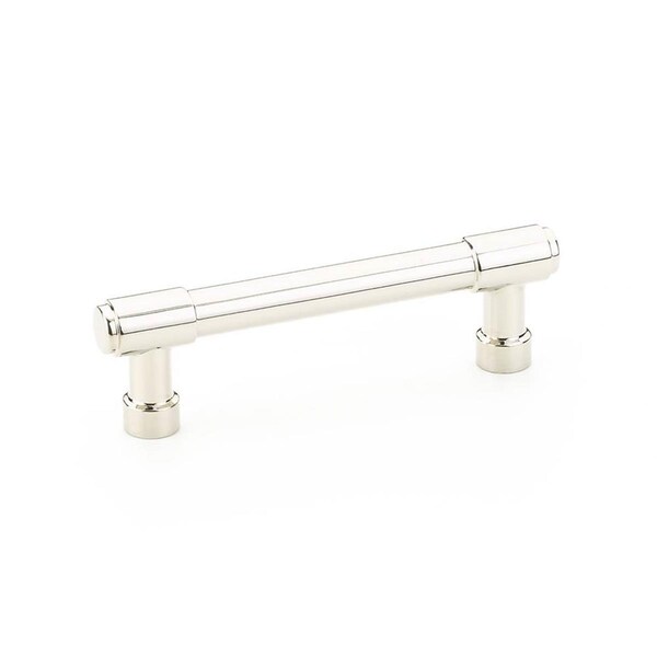 Patioplus 5 in. Jasper Center To Center Bar Cabinet Pull, Polished Nickel - PA3236154