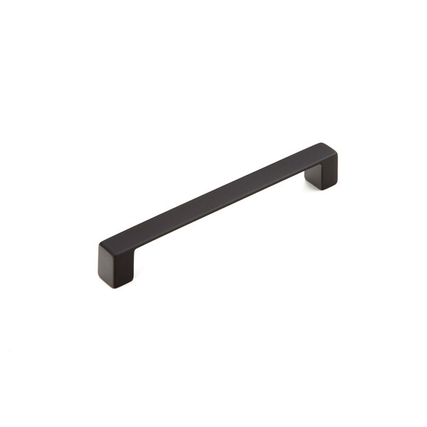 Schaub 160mm Center to Center Classico Cabinet Pull Matte Black Finish - 222-MB