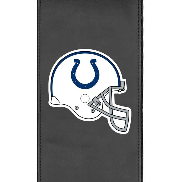 Dreamseat Silver Sofa with Indianapolis Colts Helmet Logo - XZ7759001SOCDBK-PSNFL20067