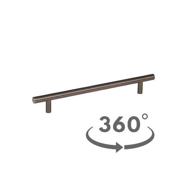 Amerock BP40518GM 7-9/16" (192 mm) CTC Bar Cab Pull Gunmetal Finish - BP40518GM