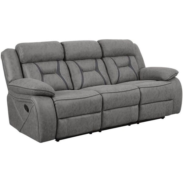 Coaster 41 x 84 x 39 in. Living Room Motion Sofa, Stone - 602261