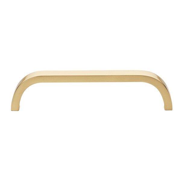 Gliderite Hardware 5-1/16 in. Center to Center Curved Bar Pull Champagne Gold, 5PK - 4843-128-CHPG-5