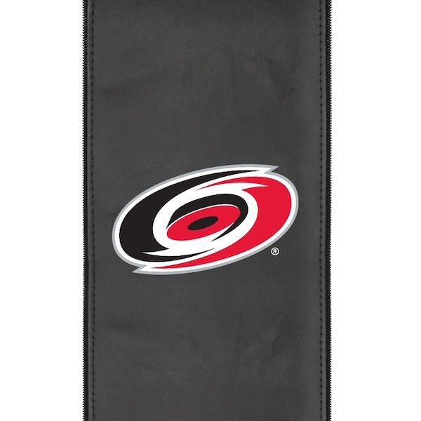 Dreamseat Silver Loveseat with Carolina Hurricanes Logo - XZ7759003LSCDBK-PSNHL40050