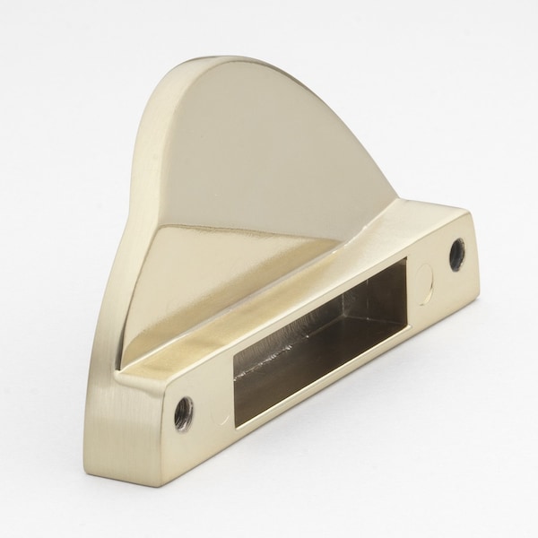 Gliderite Hardware 1-1/2 in. Center to Center Semi Circle Knob Champagne Gold - 4844-CHPG-1