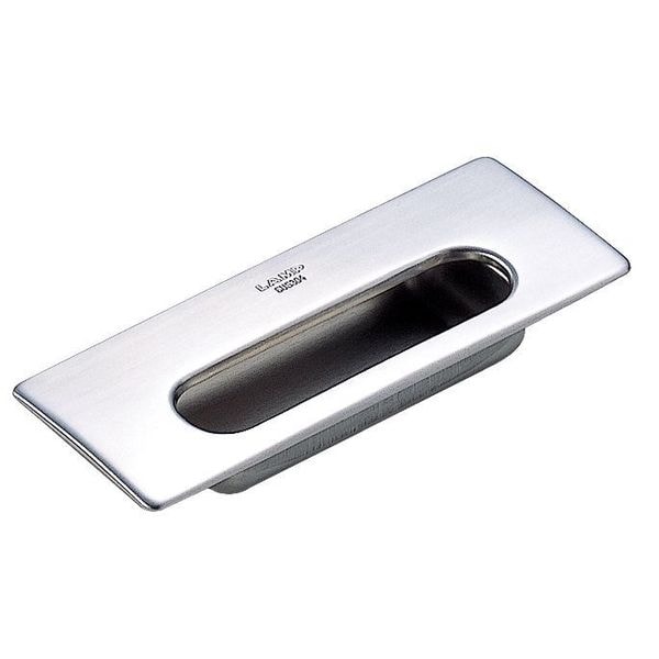 Lamp Recessed Pull Handle, Stainless Steel, Satin, Threaded Holes - HH-KL160