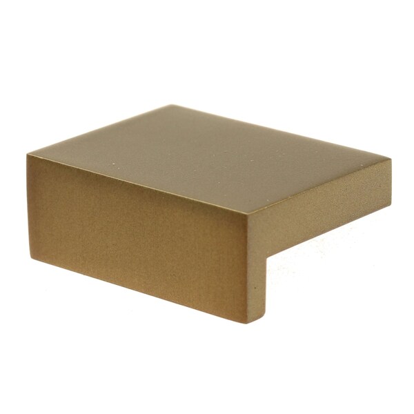Gliderite Hardware 1-1/2 in. Center to Center Finger Pull  Knob Satin Gold - 4793-SG-1