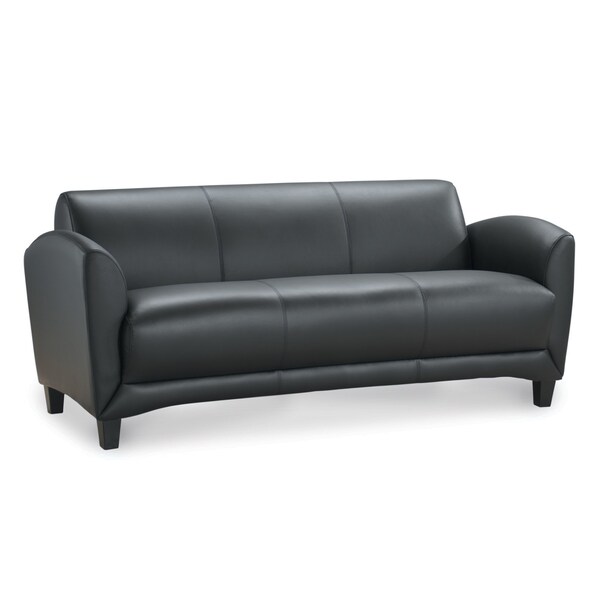 Officesource Manhattan Collection Manhattan Sofa - OSRL3023LBK