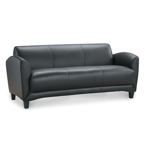Officesource Manhattan Collection Manhattan Sofa - OSRL3023LBK