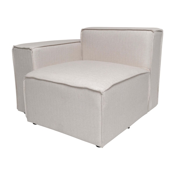 Flash Furniture Bridgetown Luxury Modular Sectional Sofa, Left Side with Arm Rest, Cream - IS-IT2231-LC-CRM-GG