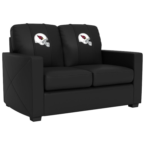 Dreamseat Silver Loveseat with Arizona Cardinals Helmet Logo - XZ7759003LSCDBK-PSNFL20002
