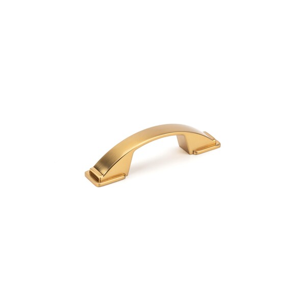Richelieu 3 in (76 mm) Center-to-Center Aurum Brushed Gold Contemporary Cabinet Pull - BP8323576158