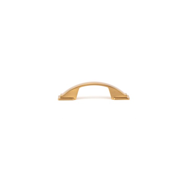 Richelieu 3 in (76 mm) Center-to-Center Aurum Brushed Gold Contemporary Cabinet Pull - BP8323576158