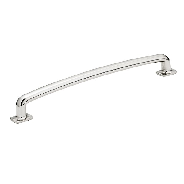 Richelieu 7-9/16 in. (192 mm) Center-to-Center Polished Nickel Transitional Drawer Pull - BP863192180