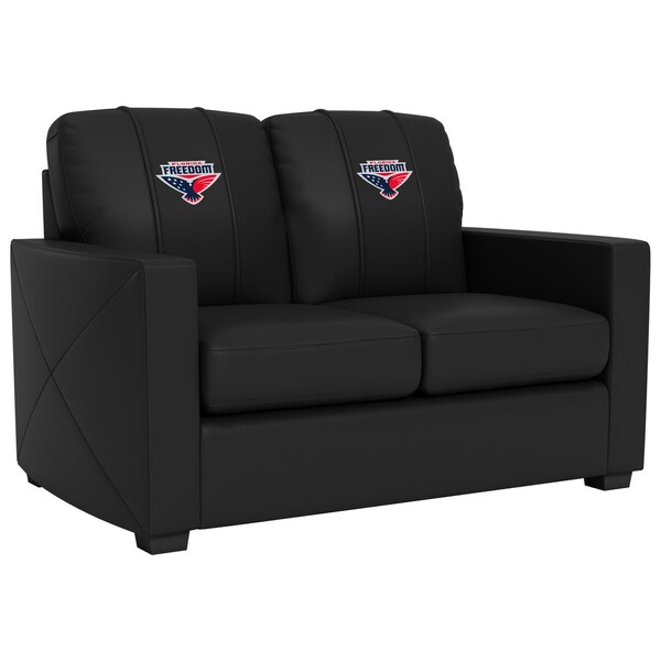 Dreamseat Silver Loveseat with Florida Freedom Primary Logo - XZ7759003LSCDBK-PSPBR0025