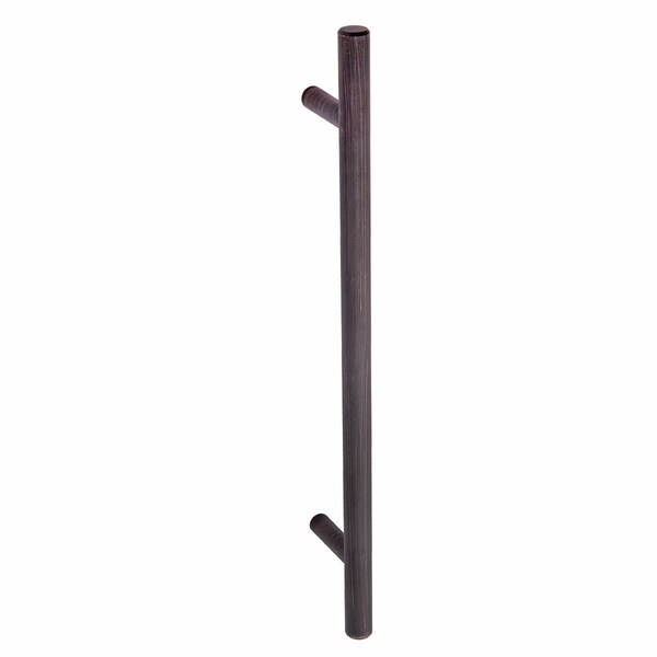 South Main Hardware Euro Bar Cabinet Handle (3/8" Diameter), 8.69" Length (6.31" Hole Center), Oil Rubbed Bronze, 10PK - SH481-OR-10