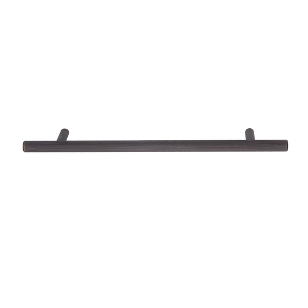 South Main Hardware Euro Bar Cabinet Handle (3/8" Diameter), 8.69" Length (6.31" Hole Center), Oil Rubbed Bronze, 10PK - SH481-OR-10