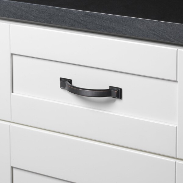 Gliderite Hardware 3 in. Center to Center Oil Rubbed Bronze Arched Square Cabinet Pull - 4355-ORB, 10PK - 4355-ORB-10