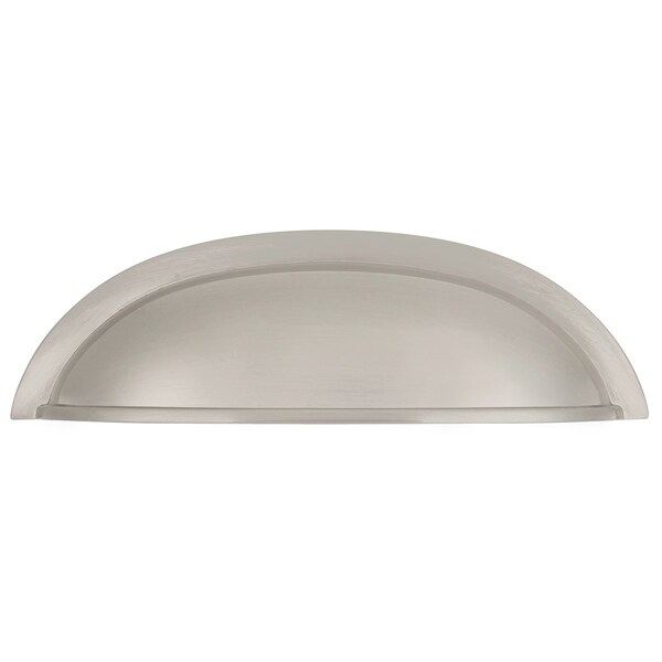 Hickory Hardware Cup Pull 3 Inch Center to Center - P3077-SN