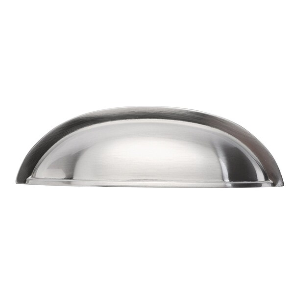 Hickory Hardware Cup Pull 3 Inch Center to Center - P3077-SN