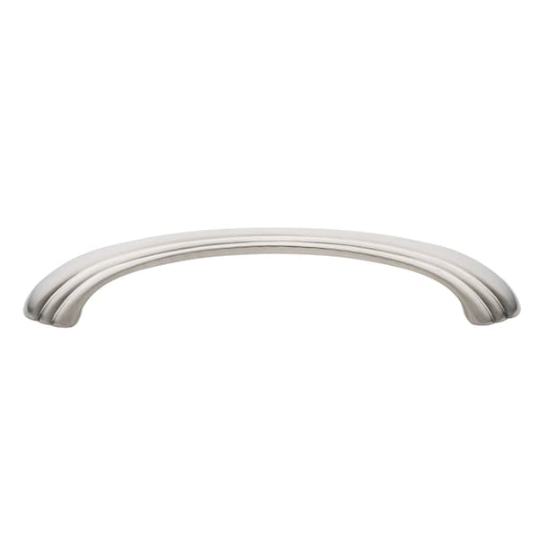 Gliderite Hardware 4-9/16 in. Center to Center Satin Nickel Classic Cabinet Pull - 4048-SN, 10PK - 4048-SN-10