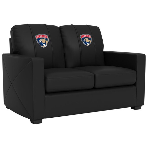 Dreamseat Silver Loveseat with Florida Panthers Logo - XZ7759003LSCDBK-PSNHL41021
