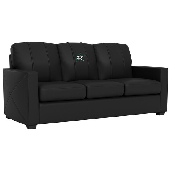 Dreamseat Silver Sofa with Dallas Stars Logo - XZ7759001SOCDBK-PSNHL40091