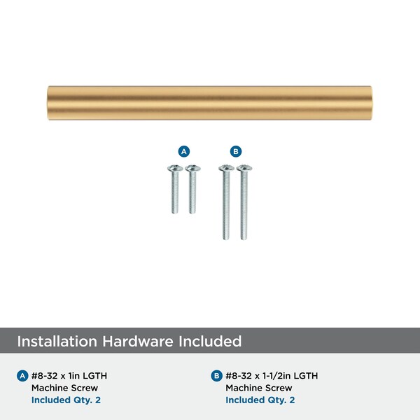 Amerock Versa 3-3/4 in 96 mm Center-to-Center Champagne Bronze Cabinet Pull - BP36912CZ