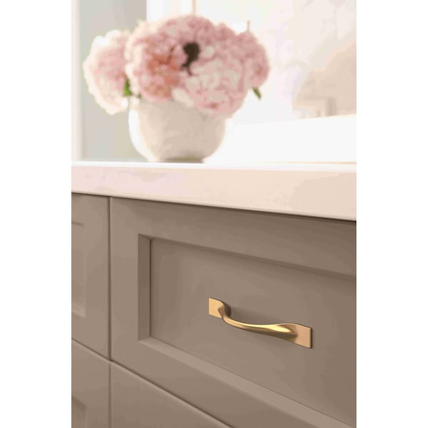 Amerock Uprise 3-3/4 in 96 mm Center-to-Center Champagne Bronze Cabinet Pull - BP36917CZ