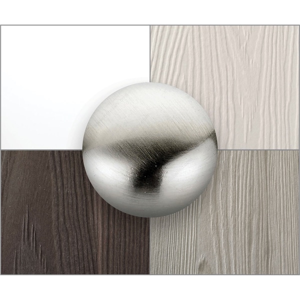 Richelieu 7-9/16 in. (192 mm) Center-to-Center Brushed Nickel Contemporary Drawer Pull - BP8160192195